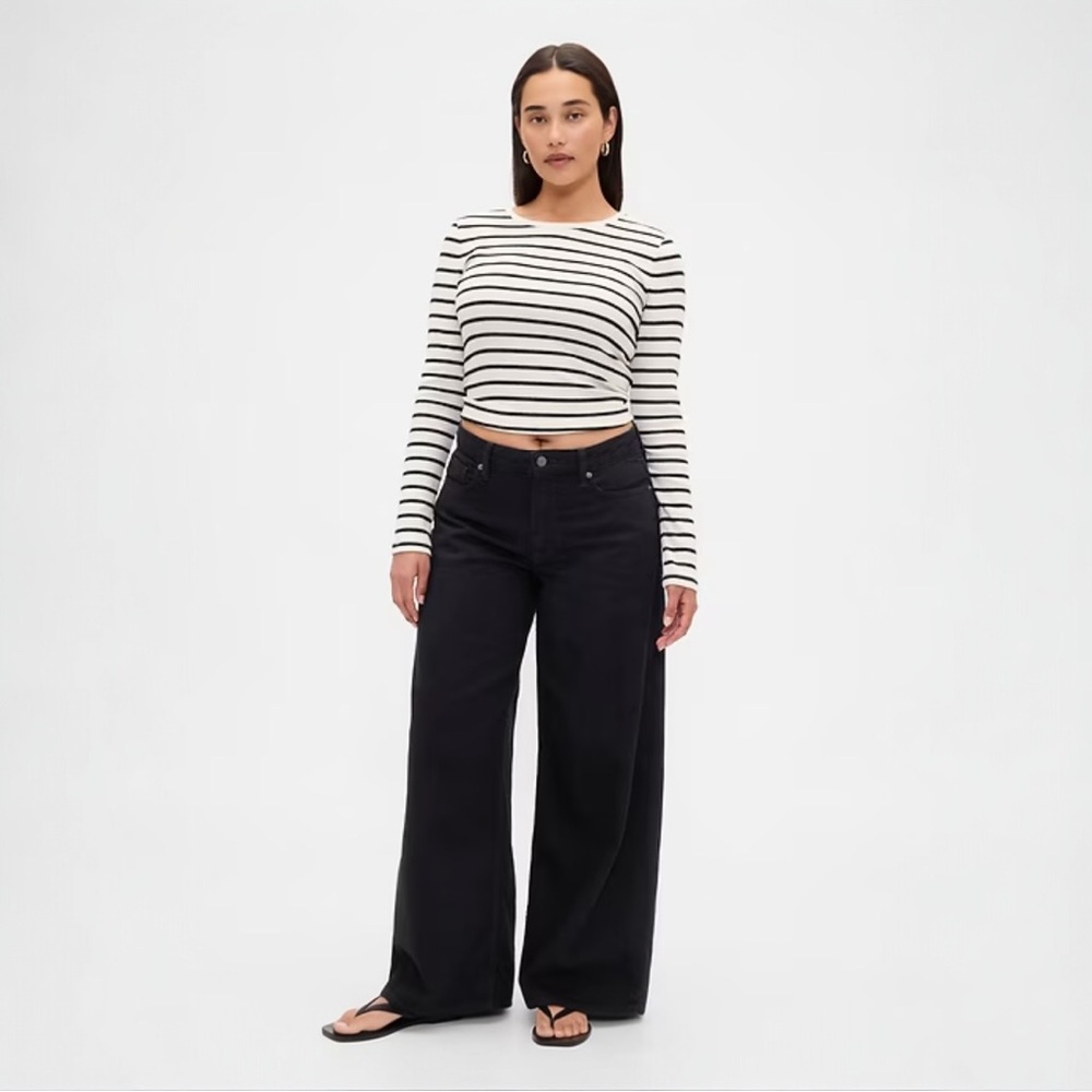 GAP Curvy Mid Rise UltraSoft Baggy Jeans NWT 29/8 R